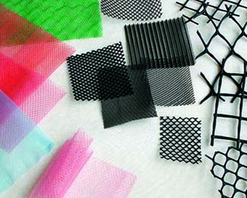 Industrial application of plastic net