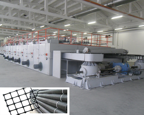 Geogrid production line