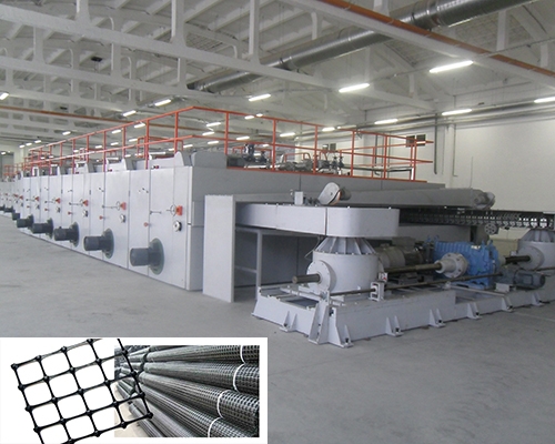 Geogrid production line