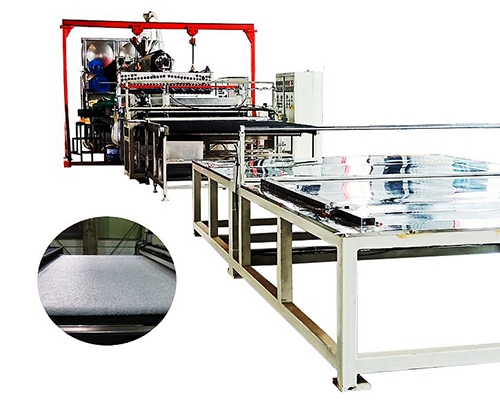 Polymer mattress production line