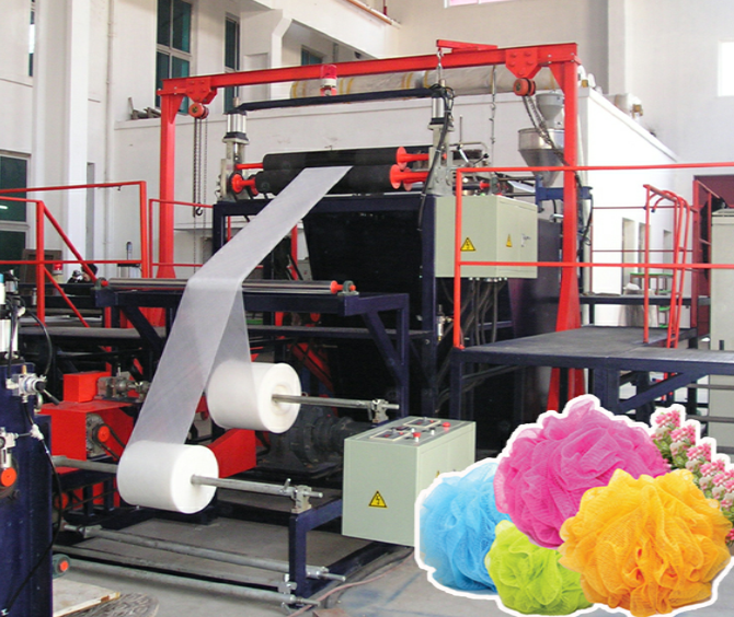Biaxial mesh production‑line equipment